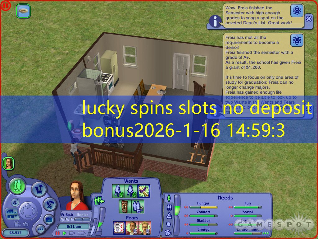 lucky spins slots no deposit bonus