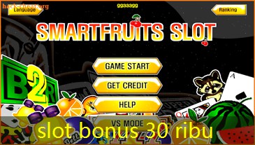 slot bonus 30 ribu